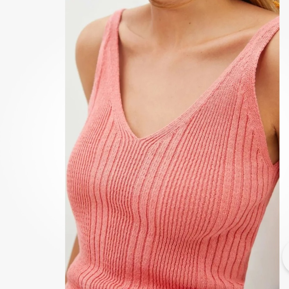 Anthropologie Pink Tank Top